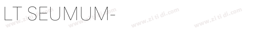 LT SEUMUM字体转换
